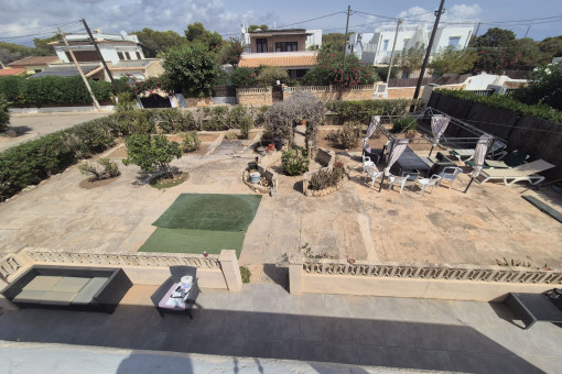 View of the garden