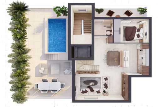 Attic floor plan