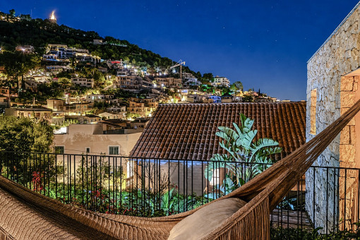 Rooftop Terrace at Night