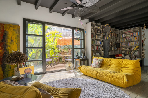 Living Area with Adjoining Terrace