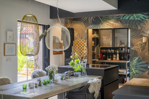 Kitchen and Dining Area