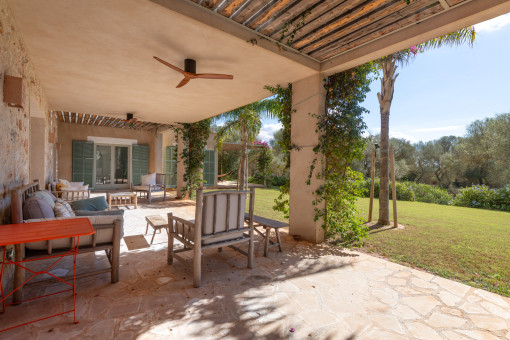 Covered terrace
