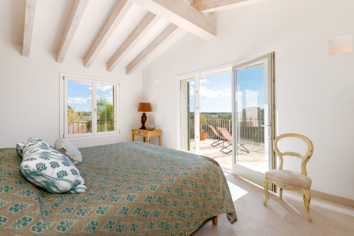 Bedroom with nice terrace
