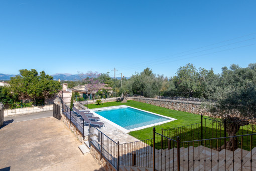 Garden with pool
