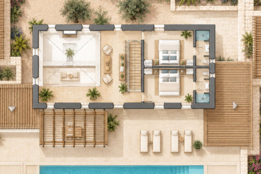 Upper floor plan