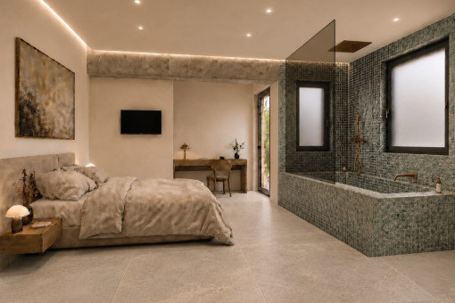 One of 4 bedrooms