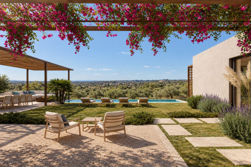 Expansive Terraces in Perfect Harmony with the 10-Metre Pool