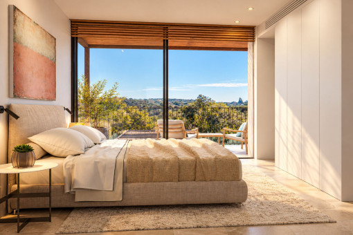 Bedroom with breathtaking panoramic views
